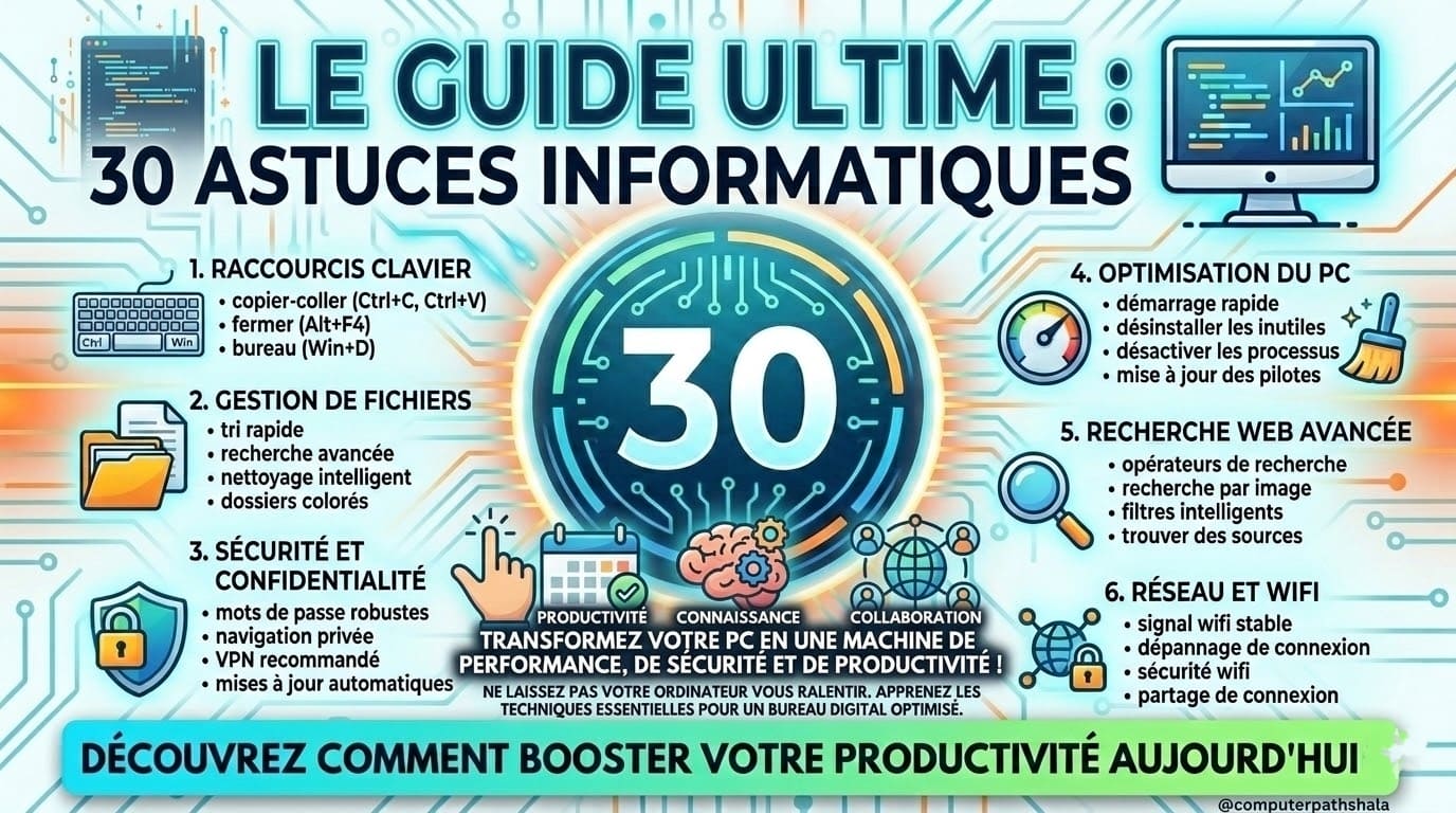 Guide Ultime : 30 Astuces Pour maitriser votre PC comme un Pro
